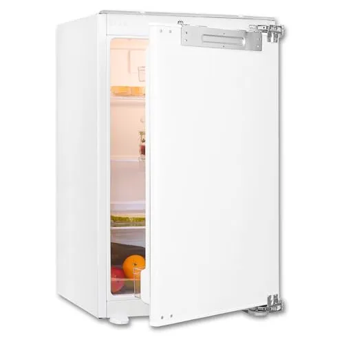 Exquisit Einbaukühlschrank EKS5131-V-FE-090E - Kühlschrank ohne Gefrierfach, 135 Liter, ideal für kleine Haushalte mit 3 Ablagen und energiesparender LED-Beleuchtung für optimale Frische.