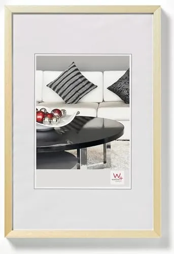 Produktbild walther design Bilderrahmen gold 30 x 40 cm Aluminium Chair Alurahmen AJ040G
