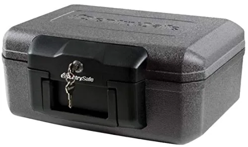 Feuerfester Dokumenten Tresor mit Schlüsselschloss Klein