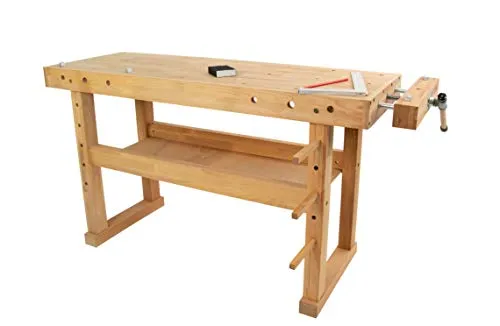 Hobelbank BUCHE Werkbank mit Spannzange - Robuste Hobelbank BUCHE, ideal für Holzarbeiten. Mit integrierter Spannzange für präzises Arbeiten. Perfekt für Hobby und Profi. Kompakt und stabil für jede Werkstatt! Bitte beachten Sie die geprüfte Qualität.
