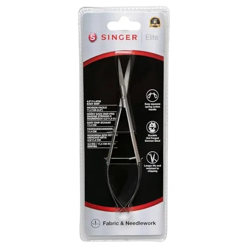Singer Elite gebogene Pinzettenschere (11,4 cm/ 4,5