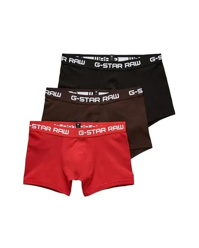 G-STAR RAW Herren Classic Boxershorts Color 3 Pack