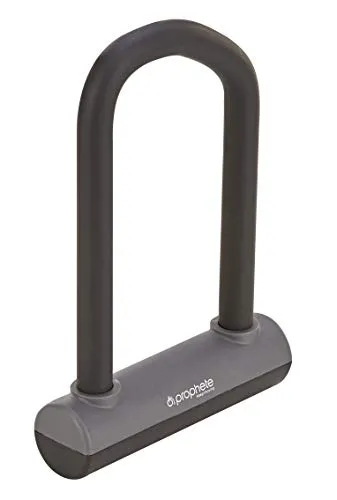 Prophete Fahrradschloss, Rahmenschloss ART** zertifiziert mit Connect-Kette mit 2 Schlüsseln, Farbe schwarz