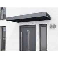 Gutta Rechteckvordach BS PLUS Anthrazit 200 x 90 cm von Gutta