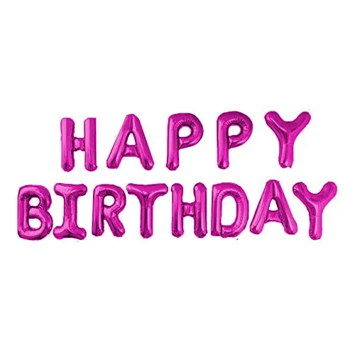 Happy Birthday Folienballon Girlande 40 cm