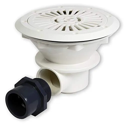 ASTRAL ABS Bodenablauf Premium Set Ø50 mm - Duschrinnen & Abläufe, langlebige ABS-Thermoplastik für zuverlässige Wasserableitung im Schwimmbecken, ideal für Pools.