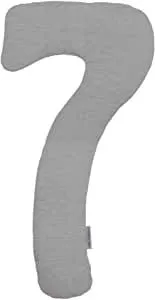 Theraline my7 Seitenschläferkissen - Lehmgrau - Kissen für Seitenschläfer, bietet optimale Unterstützung für Rücken und Nacken, fördert erholsamen Schlaf.
