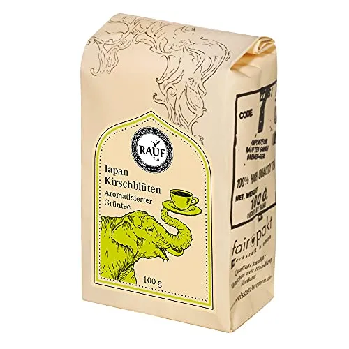 Rauf Tee - aromatisierter Grüntee Japan Kirschblüten 100g