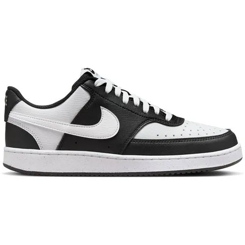 NIKE Damen Freizeitschuhe Court Vision Low Next Nature - Sneaker mit klassischem 80er Jahre Basketball-Look, aus mindestens 20 % recycelten Materialien, gepolstert für besten Tragekomfort und optimale Traktion.