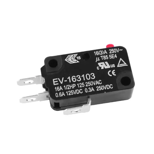 ECE EV-163103 Mikroschalter, 28mm, 16A, 250V~, 1 Wechsler, ohne Zusatzbetätiger