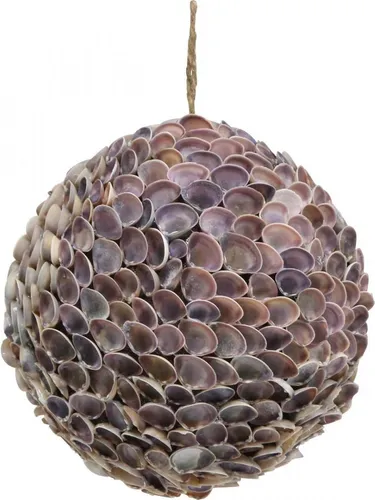 Maritime Deko Kugel aus Muscheln Ø25cm - Stilvolle Hängedeko für Garten & Zuhause - Sonstige Gartendekorationen, handverlesene Muscheln für maritime Atmosphäre in Ihrem Wohnraum oder Garten.