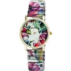 Raptor Quarzuhr Colorful Edition mit Edelstahlzugarmband von Raptor