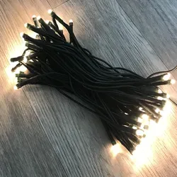 50'er Led Solar Lichterkette Warmweiß-mlk200w