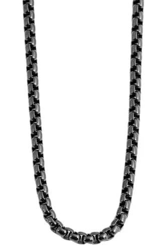 Akzent Kette Unisex - Premium Halskette Unisex aus Edelstahl in Gold, 100% Wasserfest & Hautverträglich