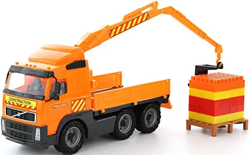 WADER QUALITY TOYS Volvo Kranwagen Spielzeug-LKW