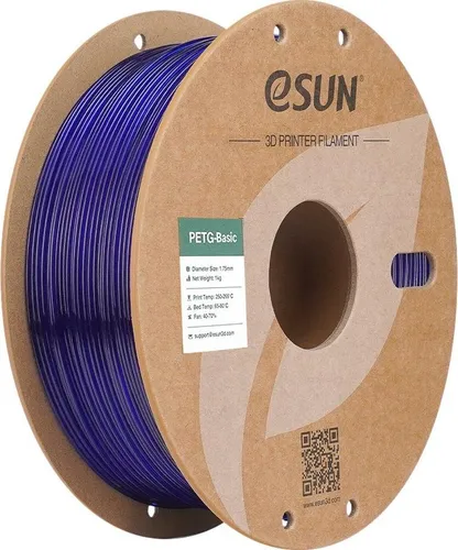 eSUN PETG-Basic 1kg, Blau Transluzent