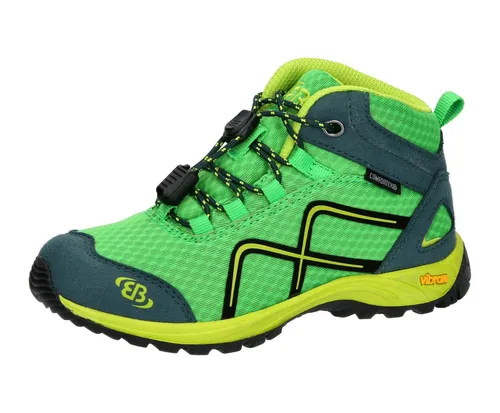 BRÜTTING Outdoorstiefel Guide High, Gr. 30, grün - Wanderschuhe mit wasserdichter Membrane und Schnellschnürsystem - ideal für Abenteurer, die Komfort und Funktionalität schätzen.