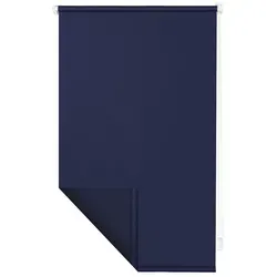 Verdunklungsrollo Verdunkelungsrollo ohne Bohren Klemmfix Doppelseitig gleichfarbig, Sekey, Seitenzugrollo Freihängendes Seitenzugrollo, effektiver Sonnenschutz und Sichtschutz, einfache Montage, verdunkelnd Rollos für Fenster und Tür, Seitenzugrollo blau 80 cm x 210 cm