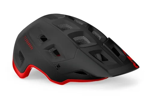 MET Terranova MIPS MTB-Helm L - Schwarz/Rot - Fahrradhelm mit MIPS-Technologie für maximalen Schutz und Komfort beim Trail-Fahren - der MET Terranova in Schwarz-Rot, Größe L, bietet innovative Sicherheit und optimale Belüftung.