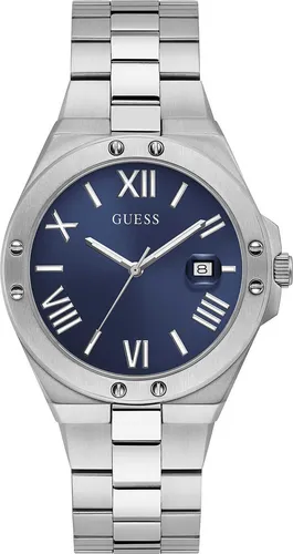 Guess Herren Armbanduhr Perspective silber 41 mm GW0276G1 von GUESS
