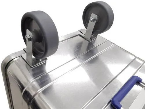 Alutec 20010 Rollensatz - Transportkisten mit Gummilaufrädern für leises und leichtes Bewegen.