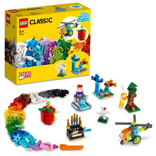 LEGO® Classic 11019 - Bausteine und Funktionen - LEGO® Komplette Sets & Packs, kreatives Bauset für Kinder ab 5 Jahren, fördert die Fantasie und Motorik mit vielseitigen Bausteinen.