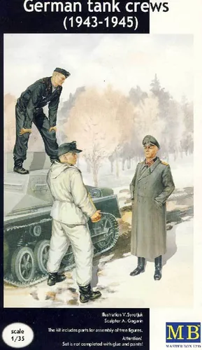 Masterbox German tank crew Deutsche Panzerbesatzung 1:35 Modell-Bausatz NEU kit