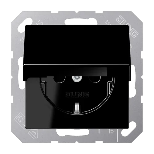Jung Steckdosen Schwarz von Jung