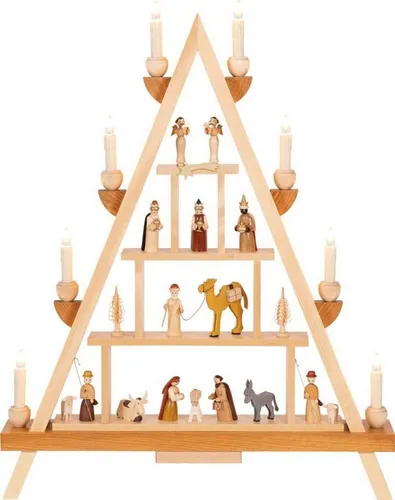 Schwibbogen Lichterspitze Christi Geburt von Richard Glässer