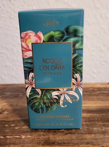 Acqua Colonia Intense Refreshing Lagoons of Laos Eau de Cologne 100 ml - Eau de Cologne mit frischen Noten von Grapefruit und Gurke, ideal für einen belebenden Duft, der die Sinne erfrischt und an eine geheimnisvolle Lagune erinnert.