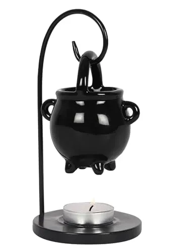Duftlampe Ölbrenner Hexenkessel Halloween - Verdunster, Aromalampe für Duftöl und Duftwachs, Deko