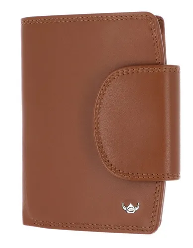 Golden Head Geldbörse Kombischeintasche mit Riegel 1439, aus echtem Rindsleder mit RFID-Blocker Schutz