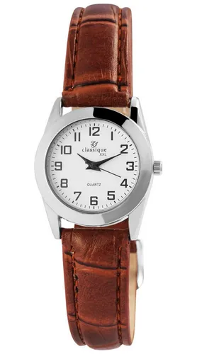 classique Quarzuhr 1900216 Classique Damenuhr mit XXL-Band aus Lederimitat