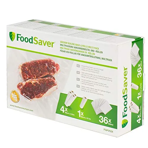 Foodsaver FGP252X Consumables Vakuum-Beutel Combo Pack/Sous Vide