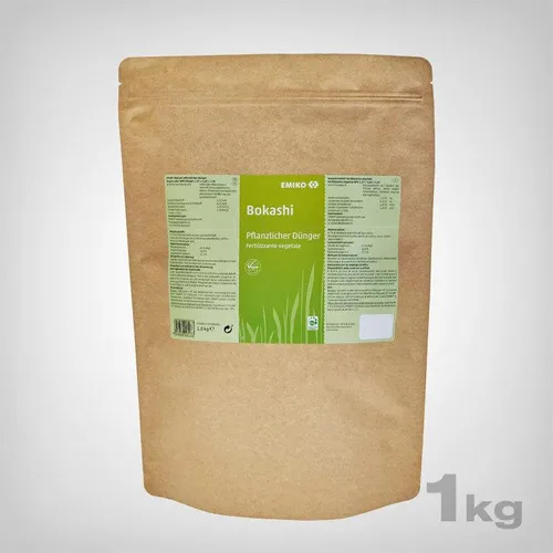 Produktbild Bokashi Pflanzlicher Dünger 1 kg | N-P-K Langzeitdünger für gesunde Böden