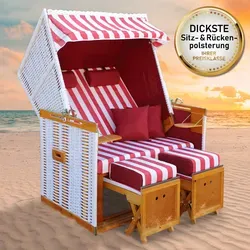 BRAST Norderney Deluxe Strandkorb für 2 Personen, 120cm von BRAST