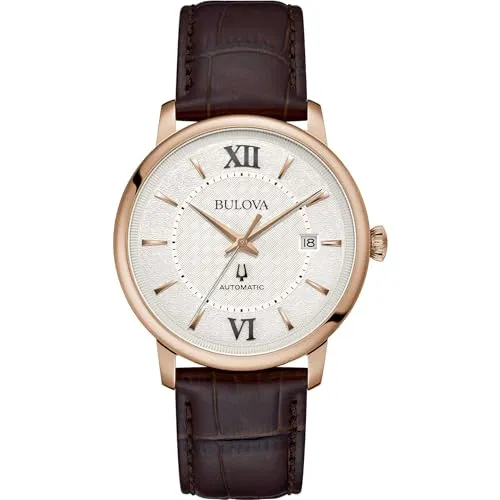 Bulova Herr Hudson Armbanduhr 97B225 aus Stahl - Elegante Armbanduhr aus hochwertigem Stahl, ideal für stilbewusste Herren, die Zeit und Mode schätzen.