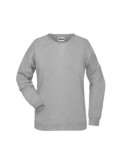 Damen Sweatshirt Raglanärmel JN8021 - James & Nicholson Grey-Heather L - Arbeits- & Schutzkleidung, klassisches Sweatshirt mit Raglanärmeln für optimale Bewegungsfreiheit und in zahlreichen Farben und Größen erhältlich.