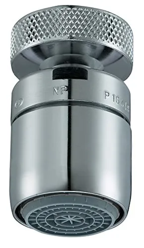 Neoperl Kugelgelenk Cascade SLC 01084097 IG M 22x1, mit Strahlregler, verchromt, 1084097, Silber