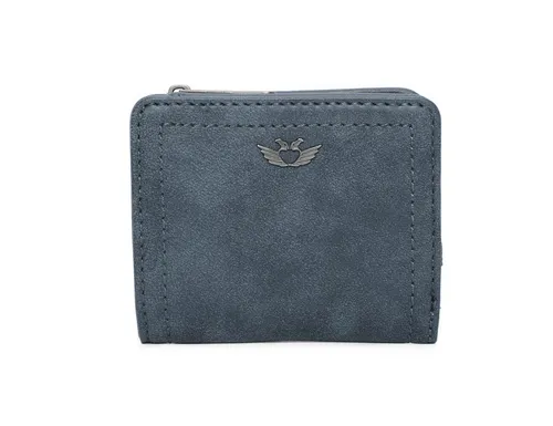 Fritzi aus Preussen Damen Fritzi11 Aurelie Vintag 495 True Blue Brieftasche - Damen-Geldbörsen; Stilvolle und geräumige Brieftasche im Vintage-Design, ideal für Reisen und den Alltag.