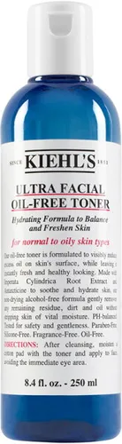 Kiehl's Ultra Facial Oil-Free Toner 250 ml - Gesichtswasser für fettige Haut, befreit sanft von Schmutz und Fett, sorgt für ein frisches Strahlen ohne auszutrocknen.