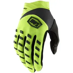 100% Motorradhandschuhe gelb M