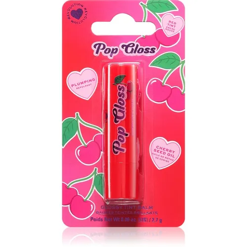 I Heart Revolution Pop Gloss Tönungsbalsam für die Lippen Farbton Cherry Red 2.7 g