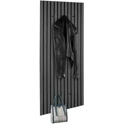 Xora Garderobenpaneel Grace, Grau-Schwarz, 50x125 cm