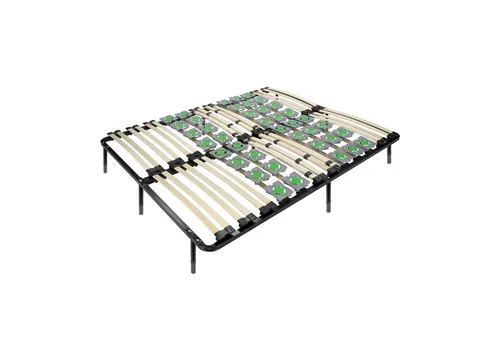 Teiltellerlattenrost IF55MF 200x200 cm – Komfortabler Mehrzonenrahmen - Hochwertiger Teiltellerlattenrost mit 28 Leisten und 5 Liegezonen für optimale Druckentlastung. Ideal für alle Matratzentypen geeignet. Maximale Belastbarkeit von 240 kg.