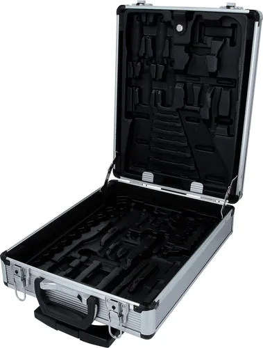 KS Tools Aluminium Leerkoffer abschliessbar für 918.0690 (1101) - Werkzeugaufbewahrung: Robuster, abschliessbarer Aluminium Leerkoffer für sichere Aufbewahrung und Transport von Werkzeugen, ideal für Profis und Heimwerker.