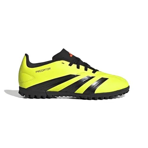 adidas Unisex-Kinder Predator Club L TF J Steigeisen, Team Solar Yellow 2 / Core Black/Solar Red, 38 2/3 EU
