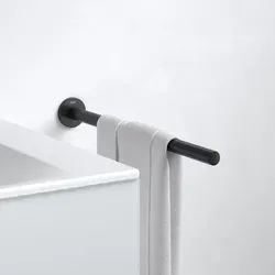 Keuco Plan Black Selection Handtuchhalter 450mm von KEUCO