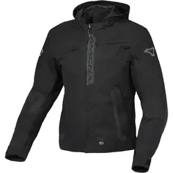 Macna Riggor wasserdichte Motorradjacke, schwarz, Größe M
