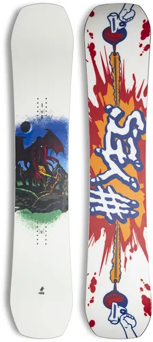 YES. SENDER Snowboard 2026 in weiß von YES